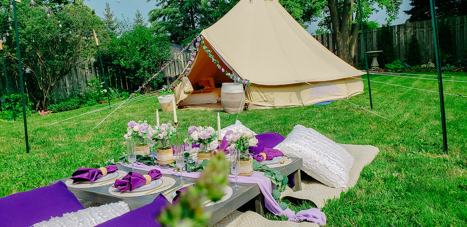 Bell Tent Slumber Party Theme